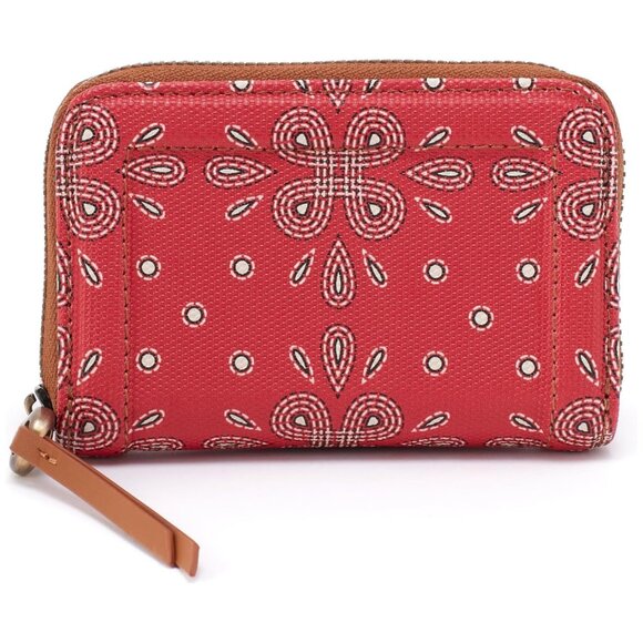HOBO $68 Soma Small Wallet Red Journey Bandana NWT! - Picture 2 of 3